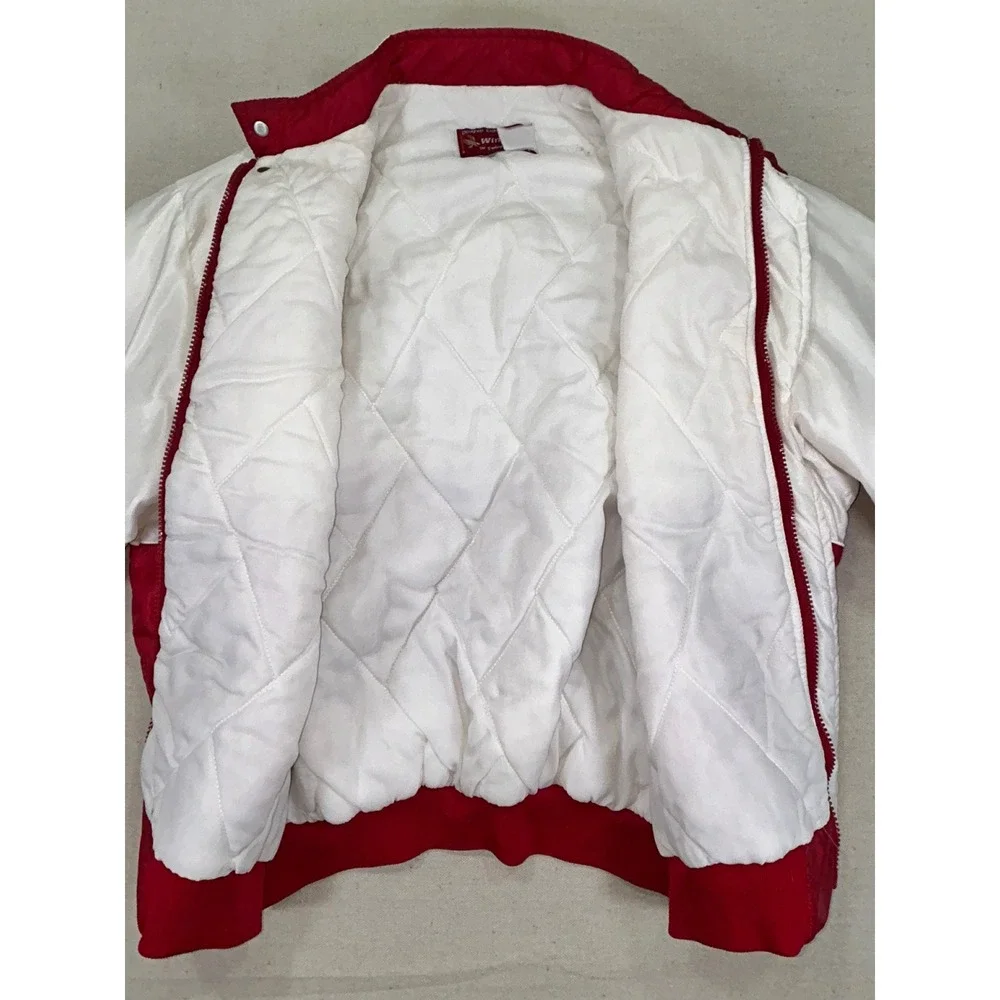 Vintage WINSTON Swingster Men's Medium Puffer Racing Jacket‎ NASCAR USA MADE
